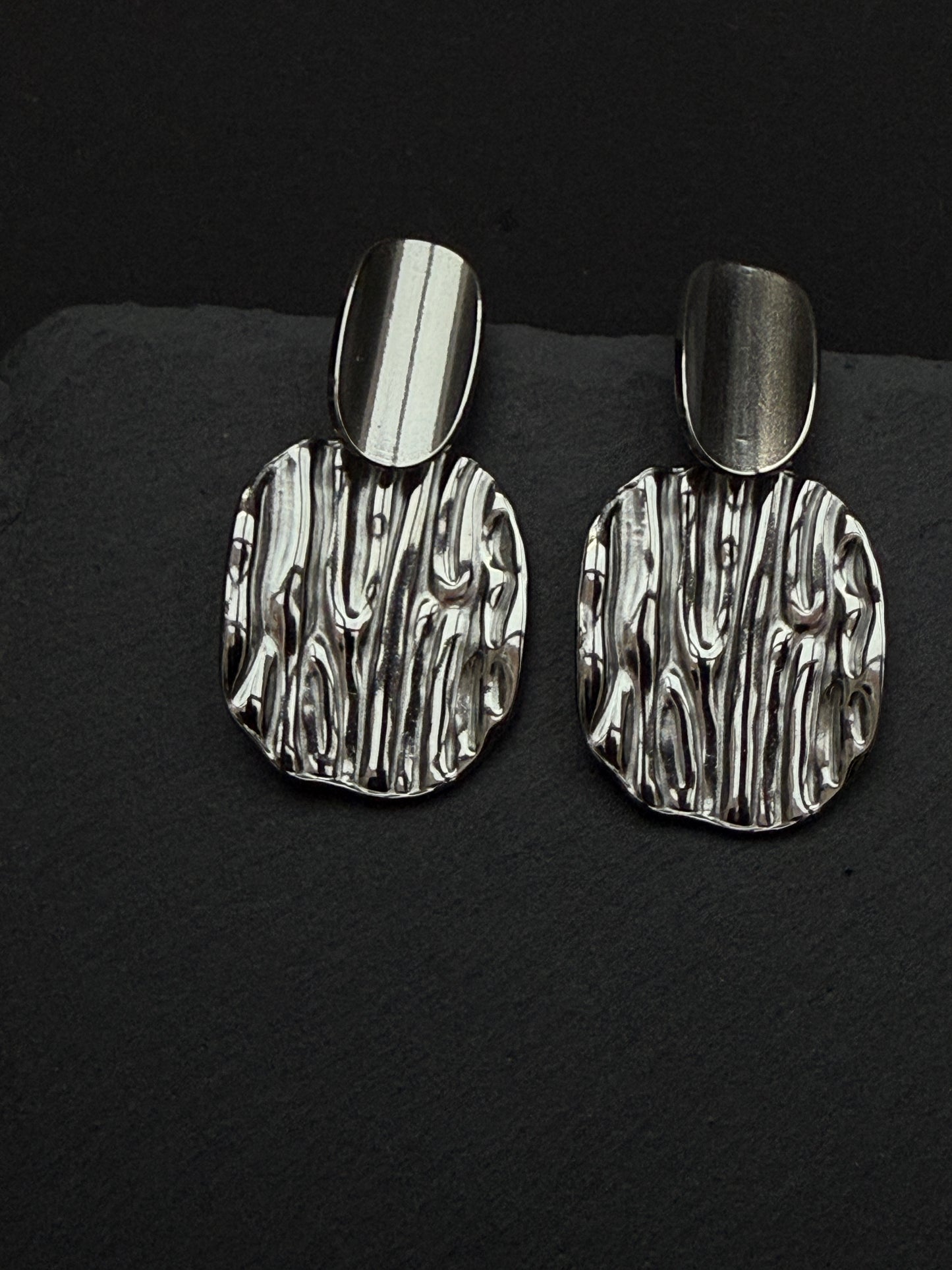 Silver Waves Earrings