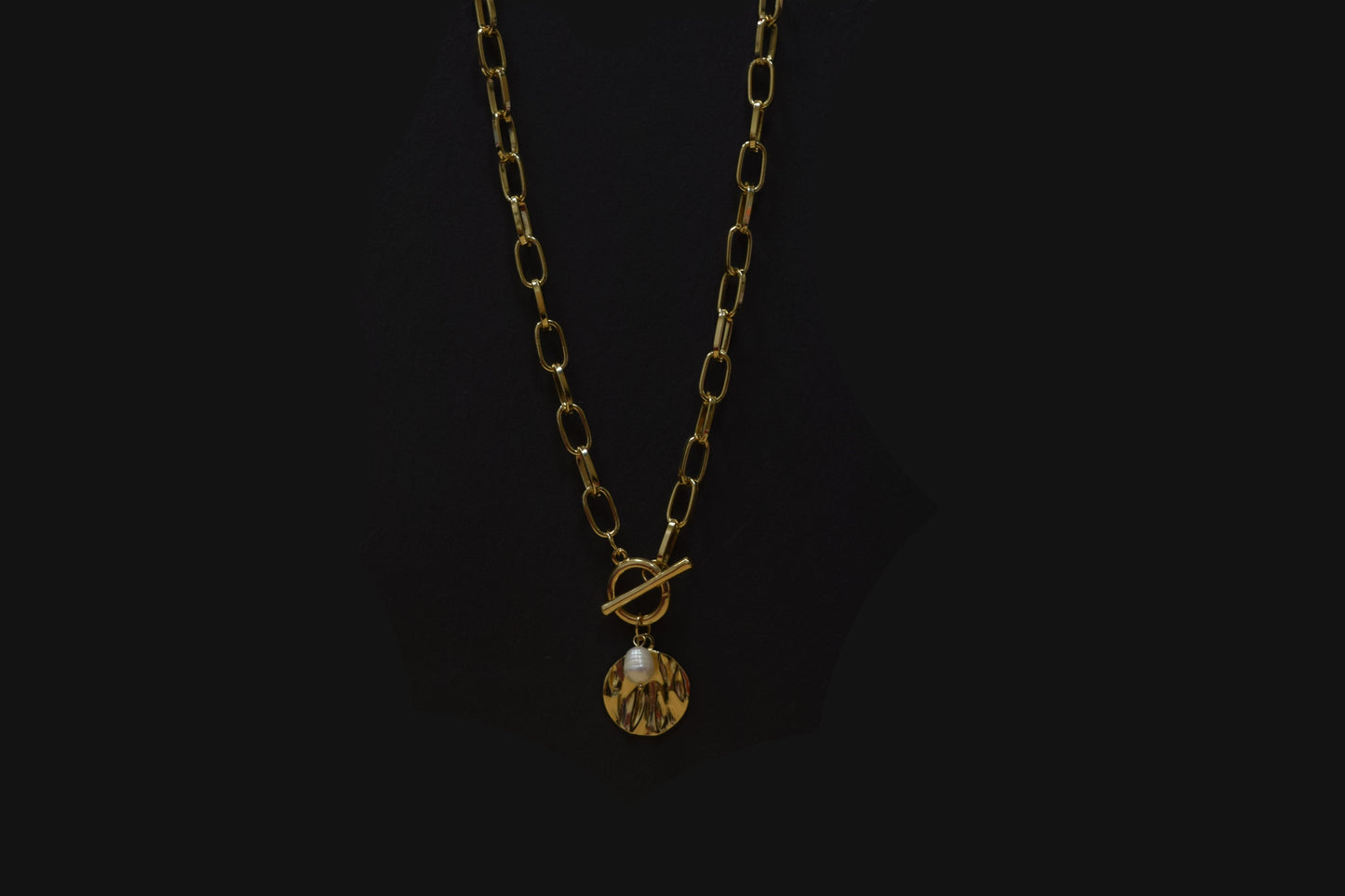 Sun and Pearl Necklace