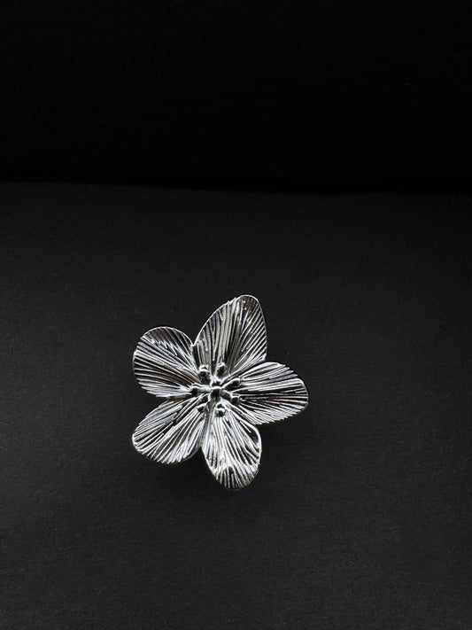 Silver Bloom Ring