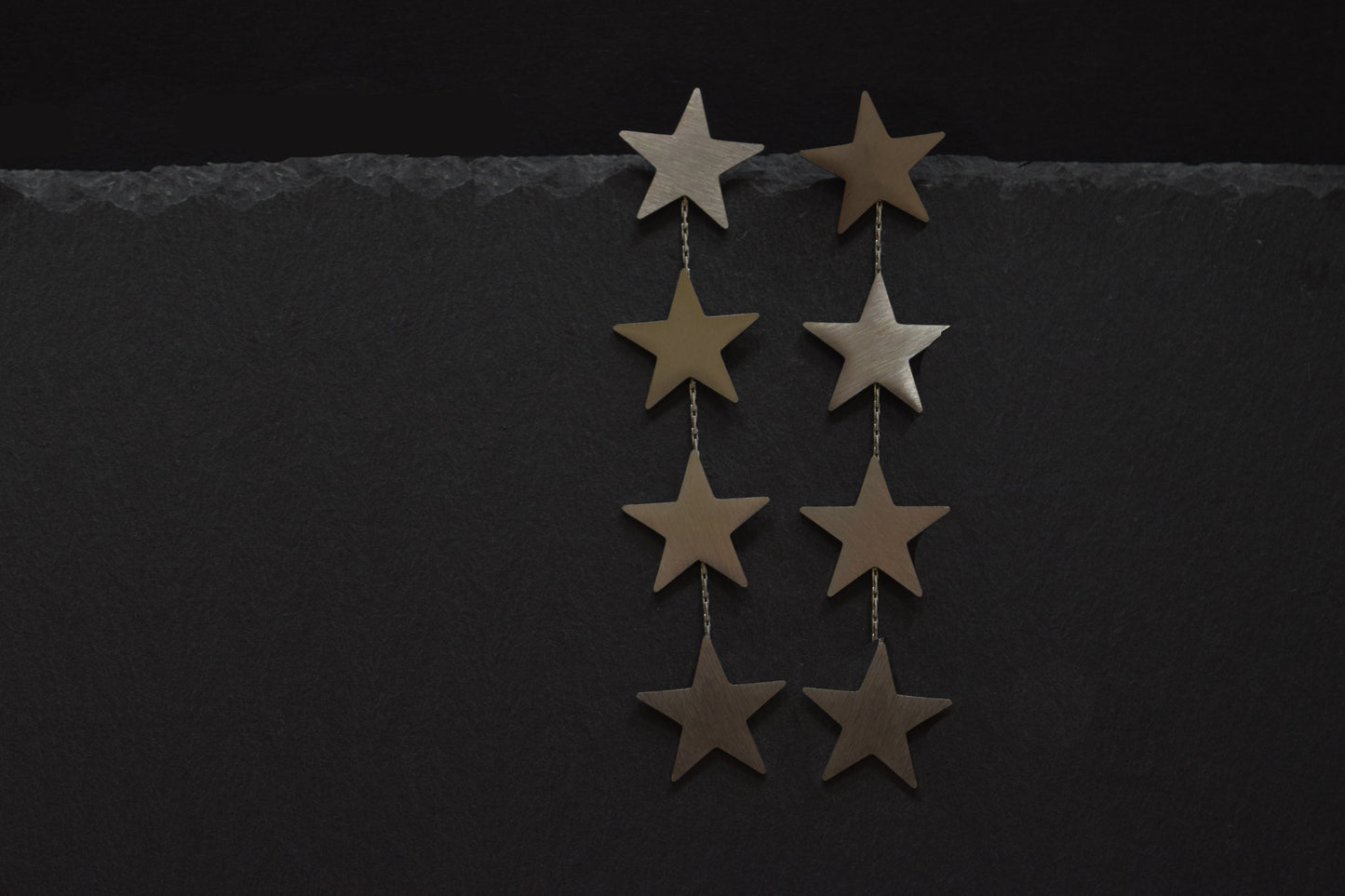 Silver Stars Earrings