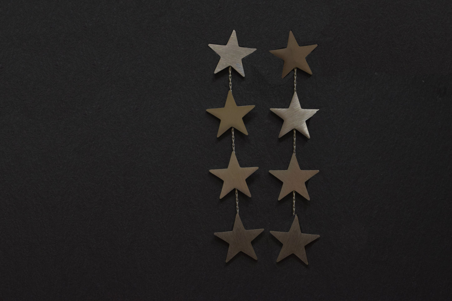 Silver Stars Earrings