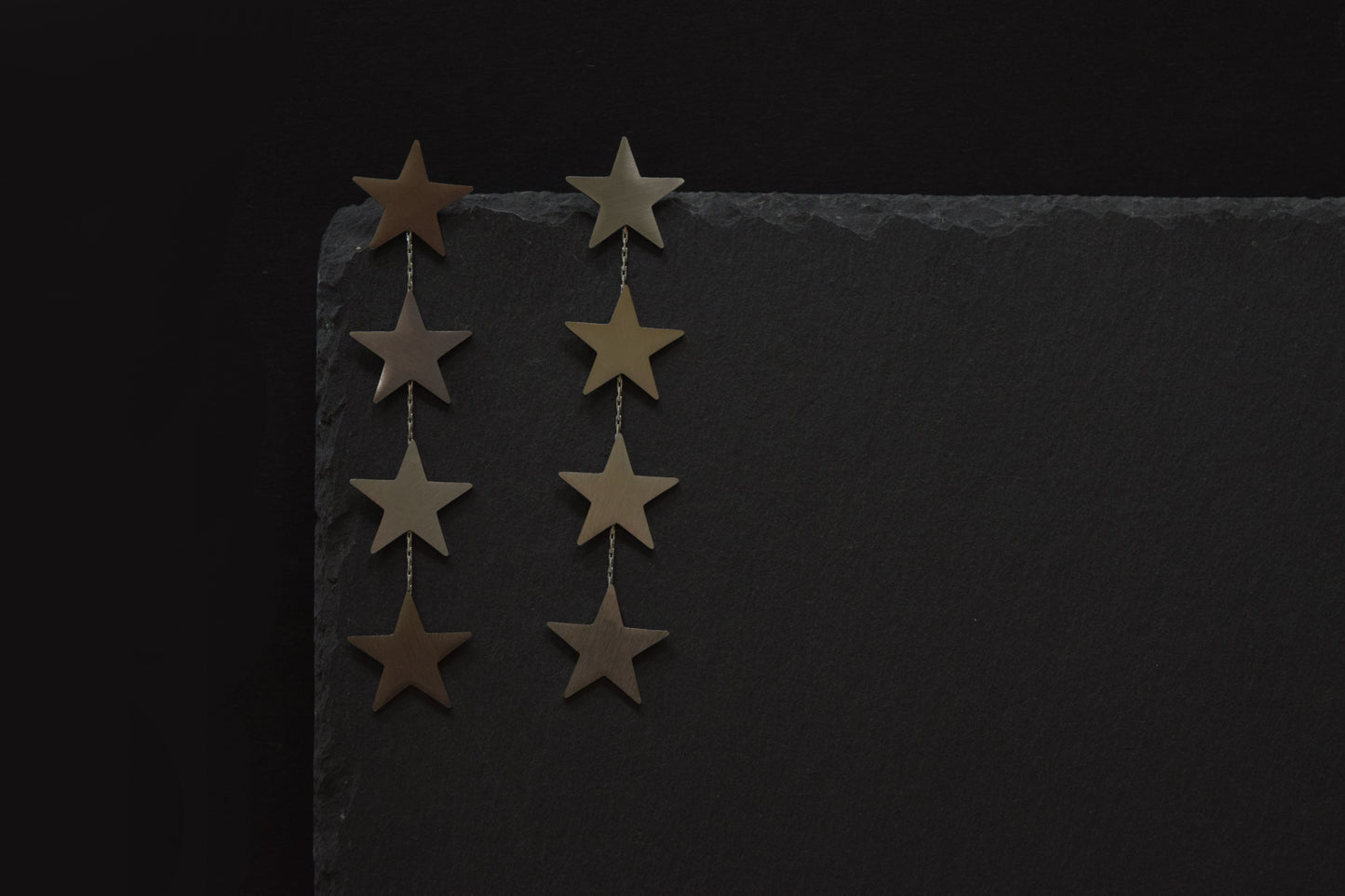 Silver Stars Earrings