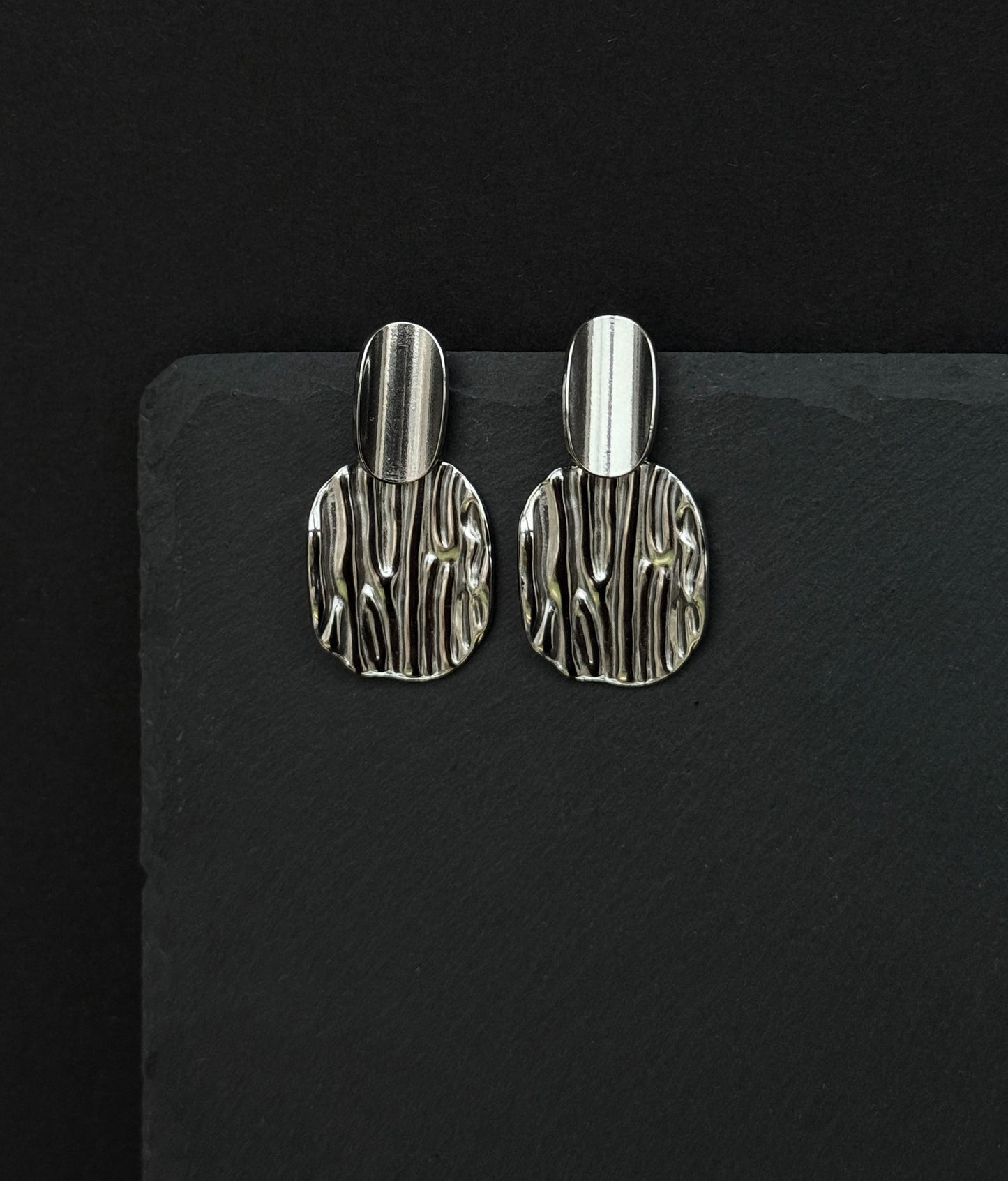 Silver Waves Earrings
