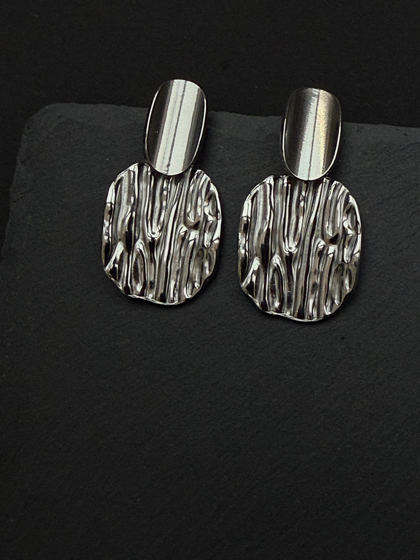 Silver Waves Earrings