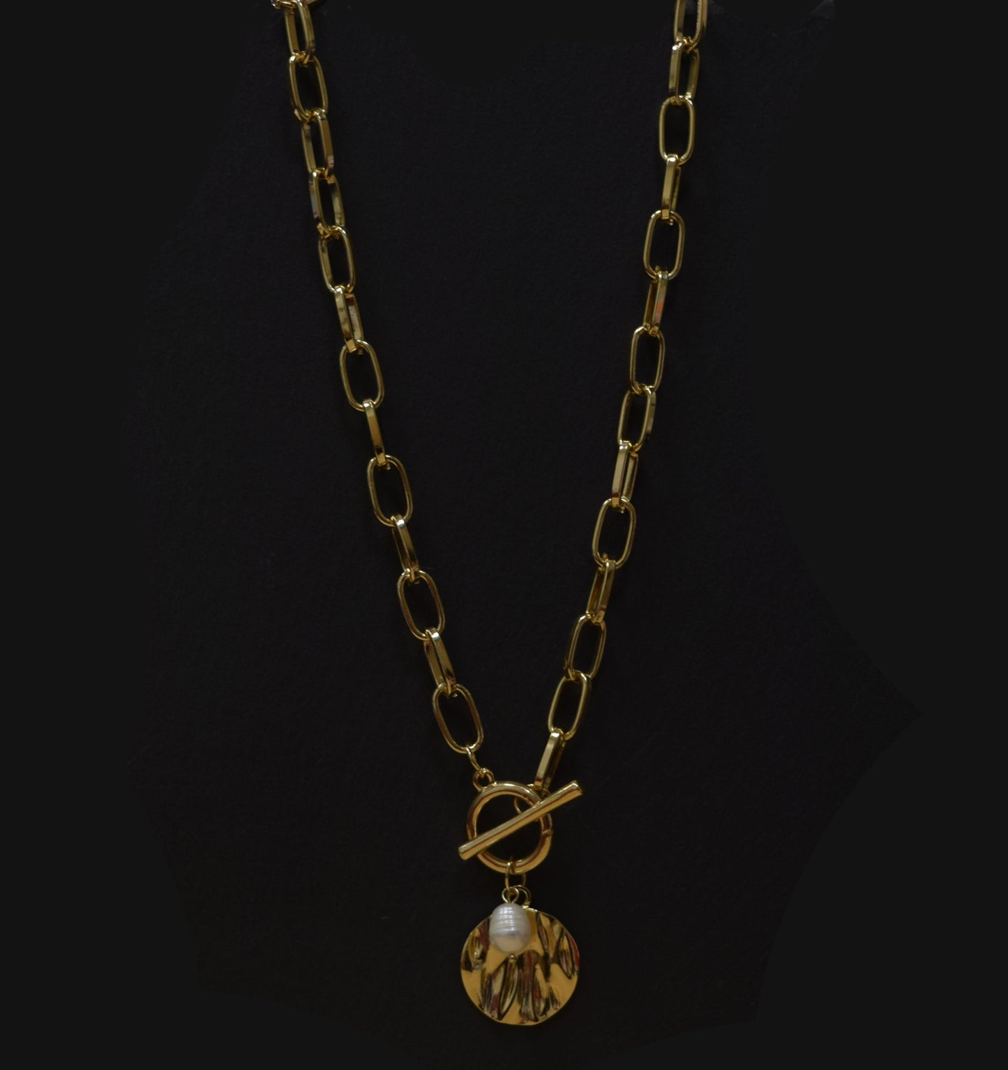 Sun and Pearl Necklace
